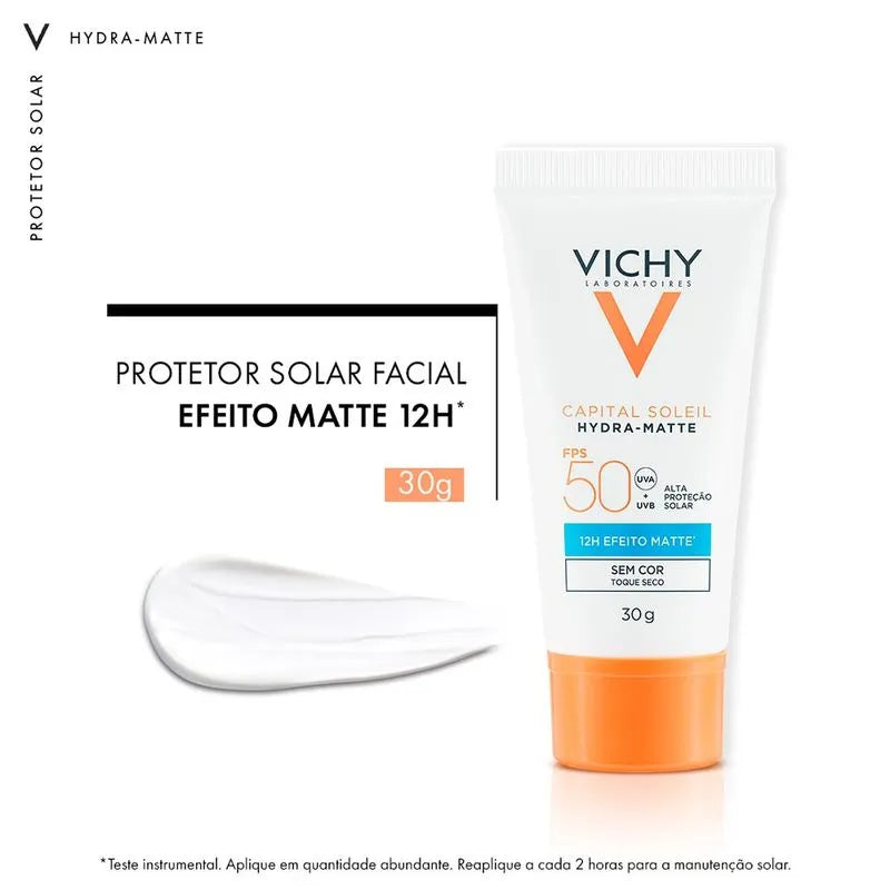 CAPITAL SOLEIL PROTETOR SOLAR FACIAL HYDRA-MATTE FPS50