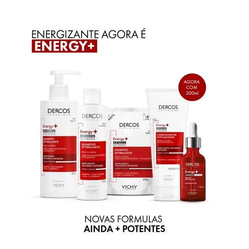 DERCOS SHAMPOO ESTIMULANTE ANTIQUEDA ENERGY+ 400g