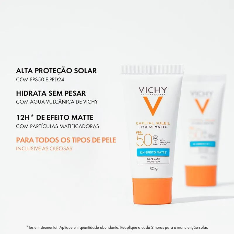 CAPITAL SOLEIL PROTETOR SOLAR FACIAL HYDRA-MATTE FPS50