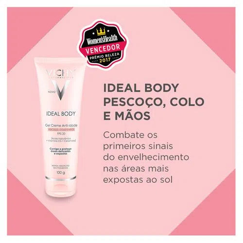 IDEAL BODY PESCOÇO, COLO E MÃOS – 100G